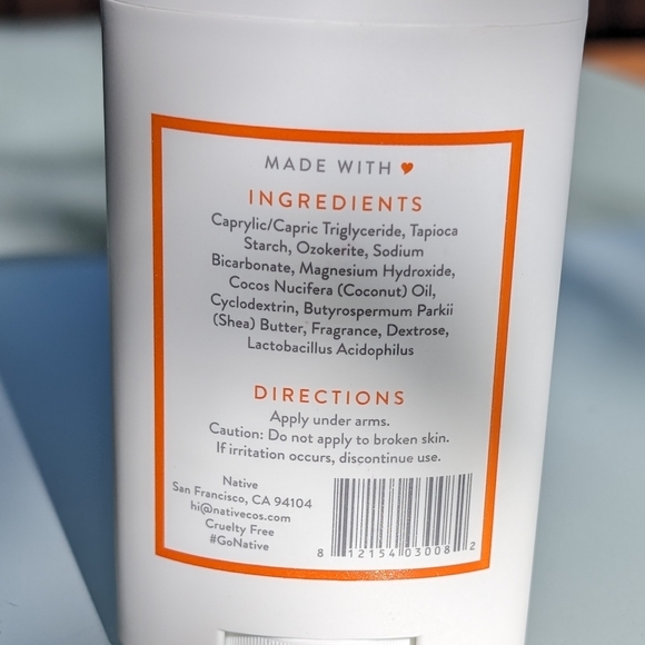 NATIVE (deodorant) | citrus & herbal musk - Picture 2 of 4